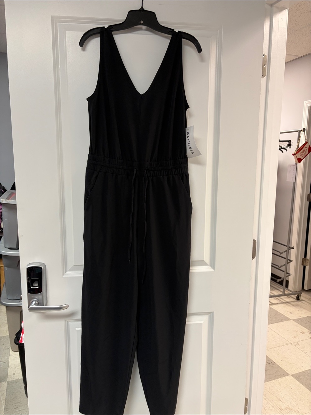 New Athleta Avenue Jumpsuit solid black
